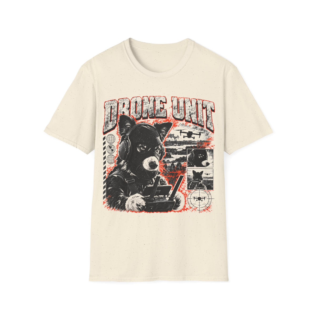 Drone Unit Bataclava Dog T-Shirt