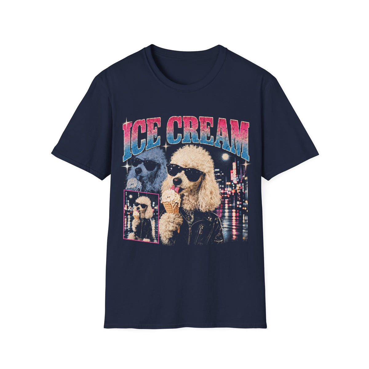 T-Shirt Caniche "Ice Cream"