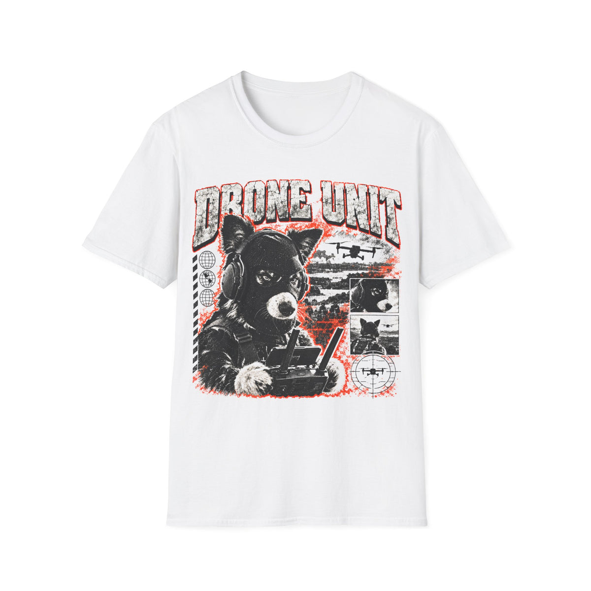 Drone Unit Bataclava Dog T-Shirt