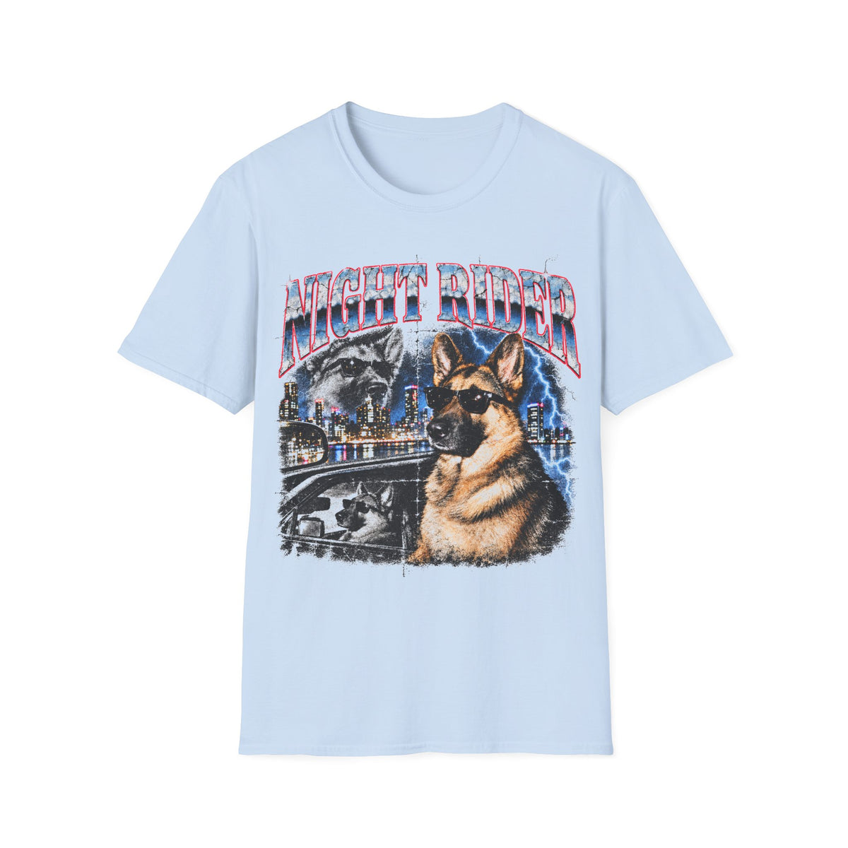 Night Rider Dog T-Shirt