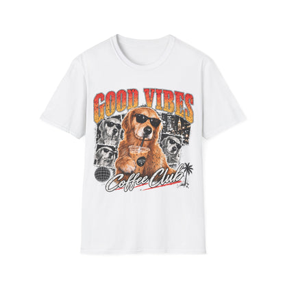 Good Vibes Coffee Club Dog T-Shirt