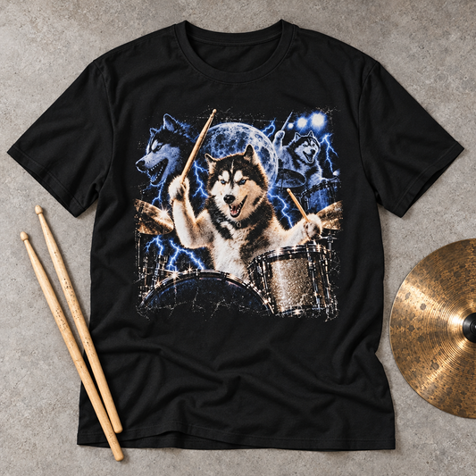 T-Shirt Husky Batterie
