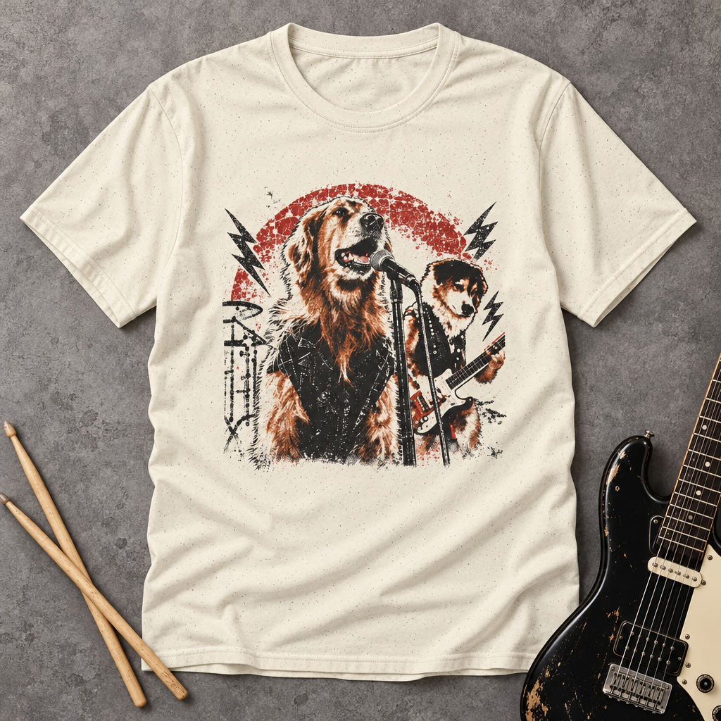 Singer and Guitarist Dogs T-Shirt