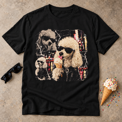 Cool Ice Cream Dog T-Shirt