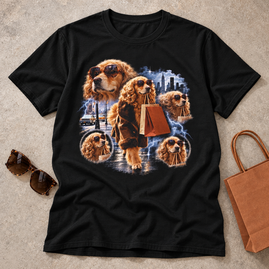 Shopping Dog T-Shirt