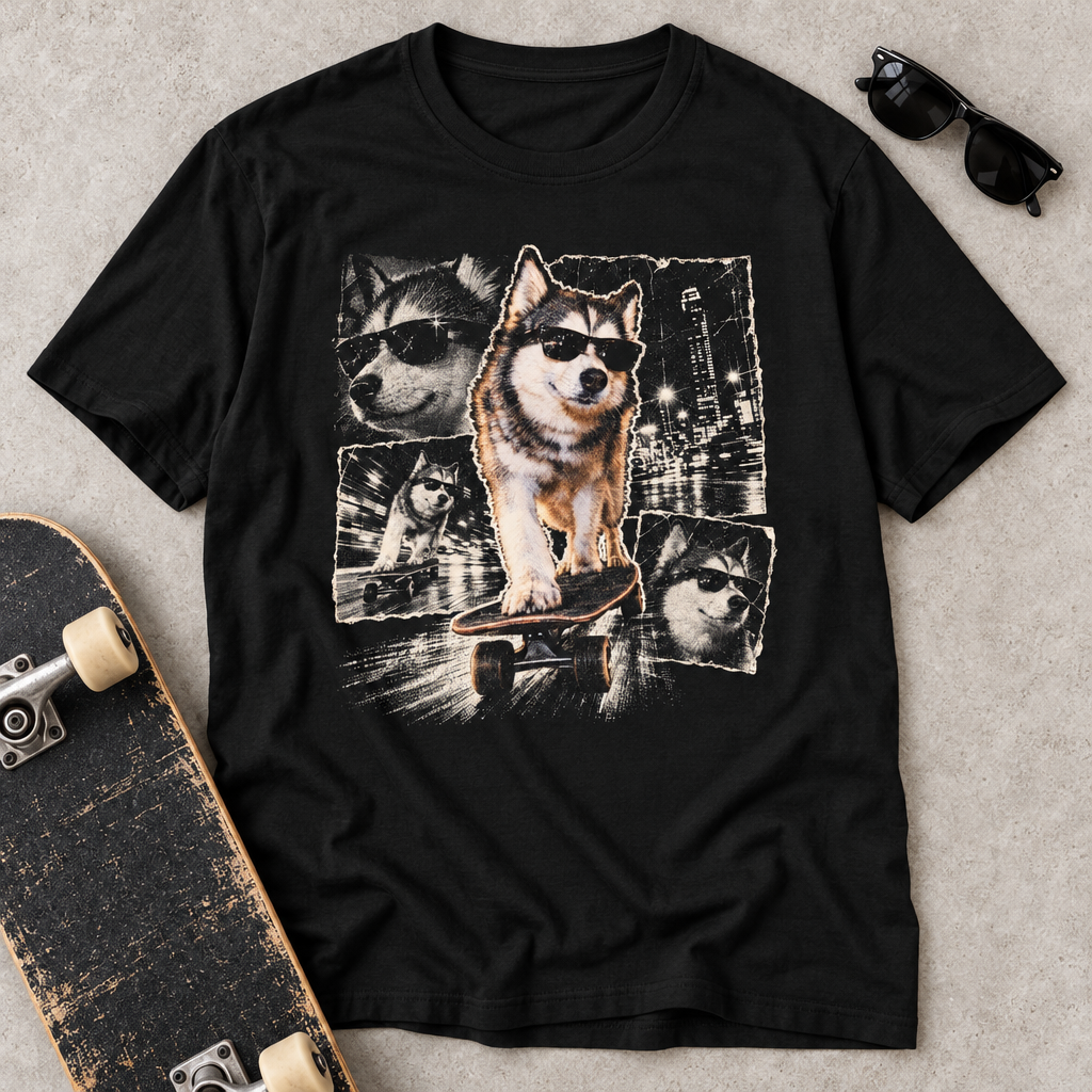 Chill Skate Dog T-Shirt