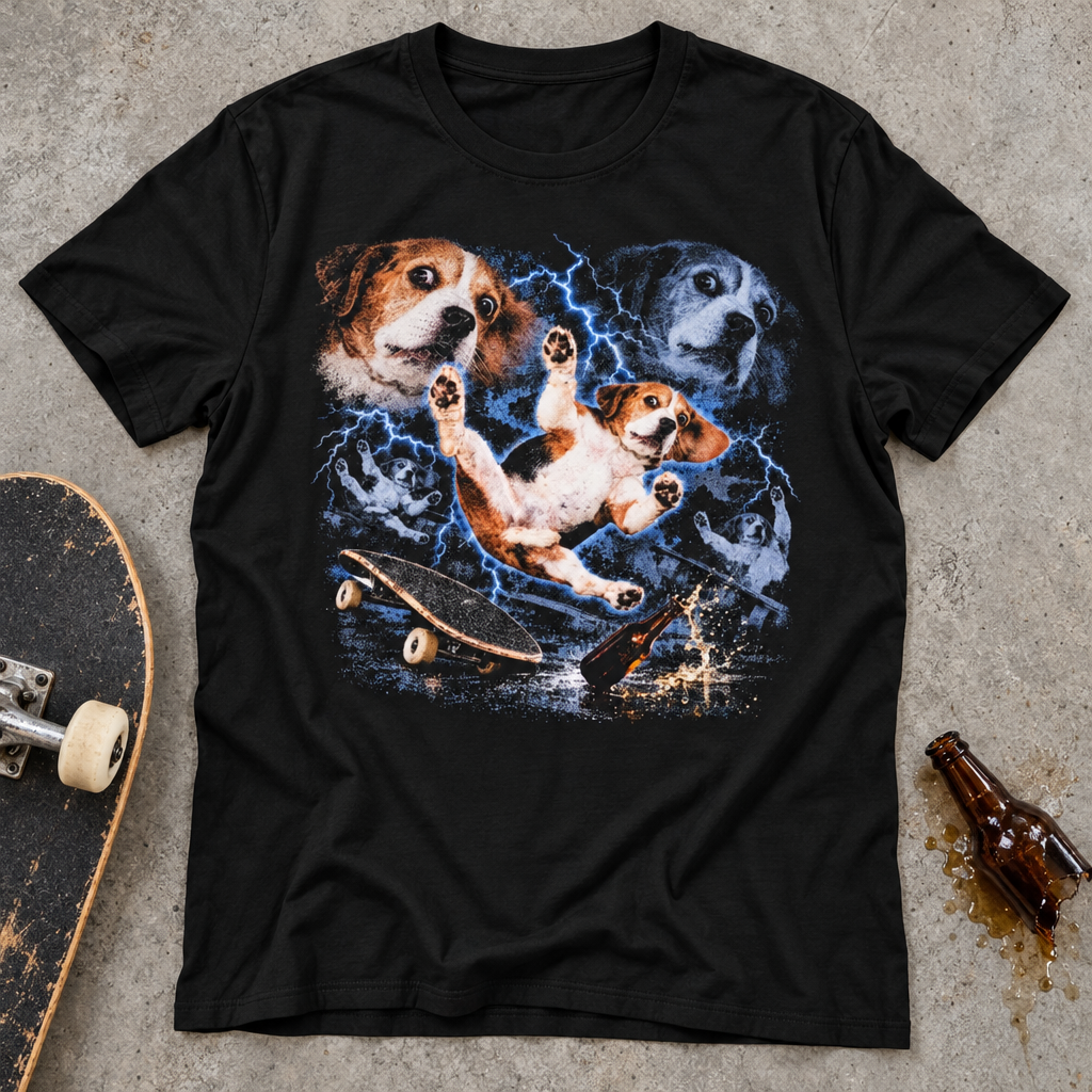 T-Shirt Beagle Chute Skate