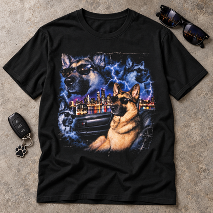Chill Car Dog T-Shirt
