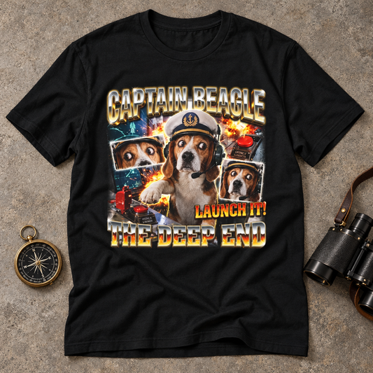 T-Shirt Beagle "The Deep End"