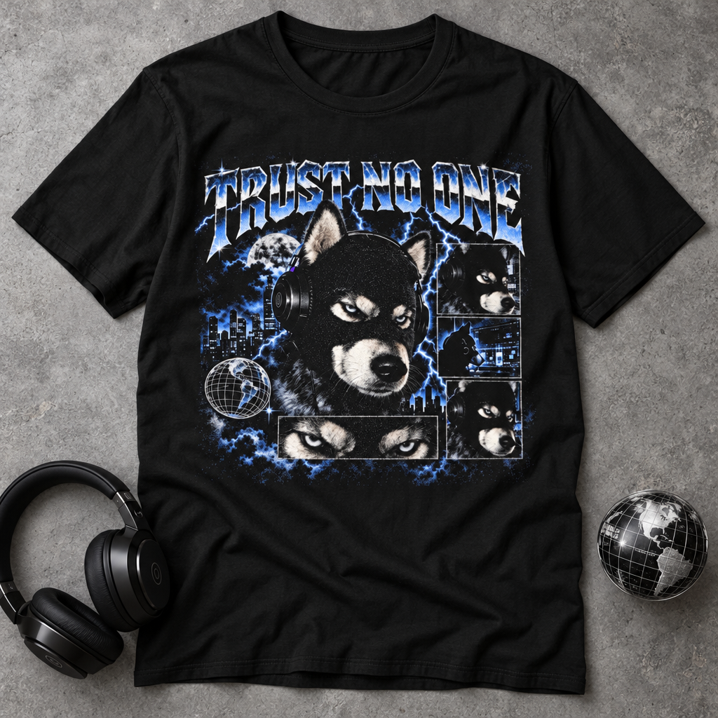 Trust No One Dog T-Shirt