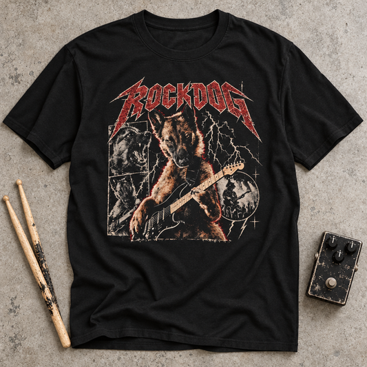 T-Shirt Berger Allemand "Rock Dog"