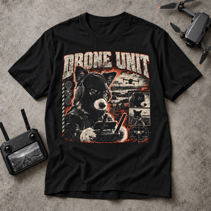Drone Unit Bataclava Dog T-Shirt