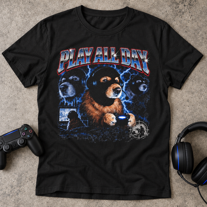 Play All Day Bataclava Dog T-Shirt