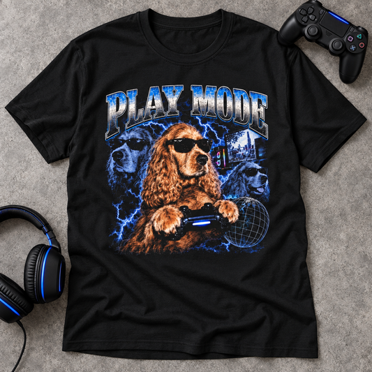 Play Mode Dog T-Shirt