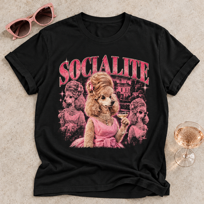Socialite Dog T-Shirt
