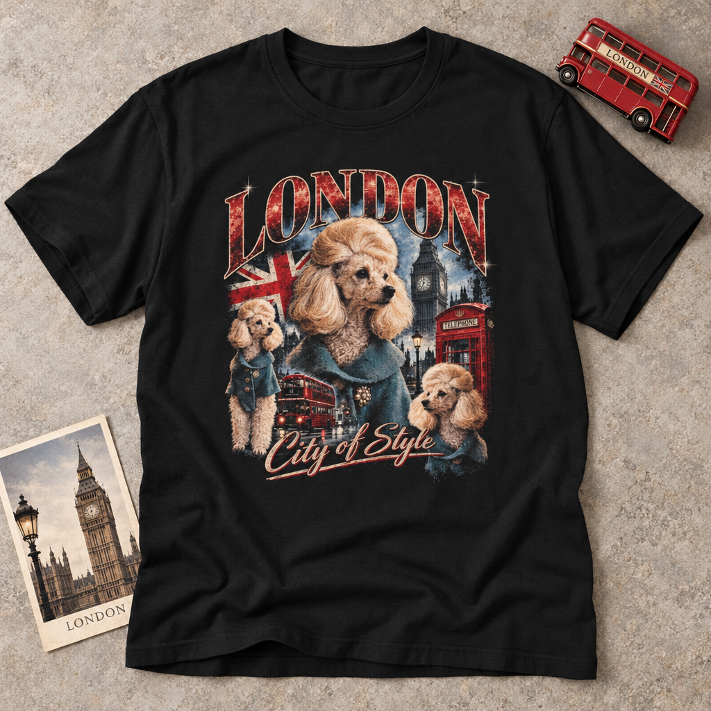London City of Style Dog T-Shirt