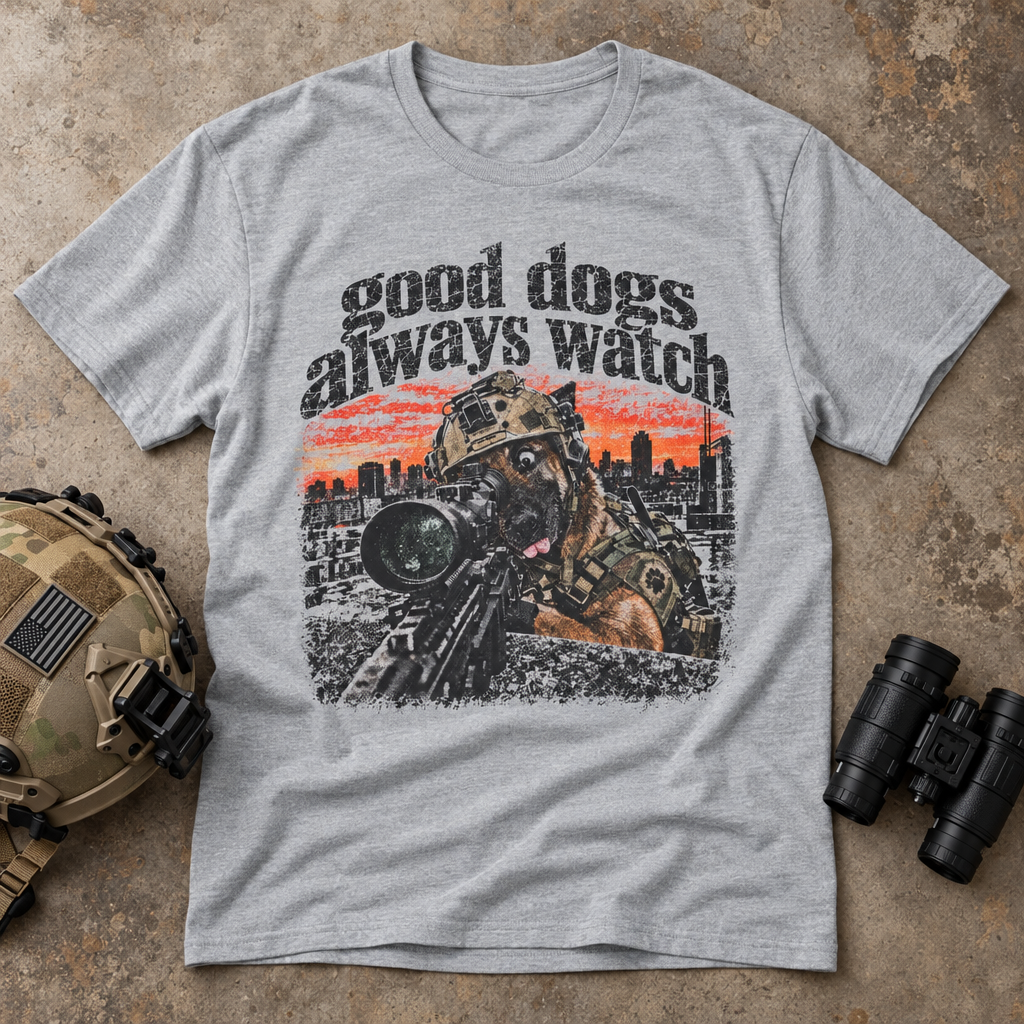 Good Dogs Always Watch T-Shirt