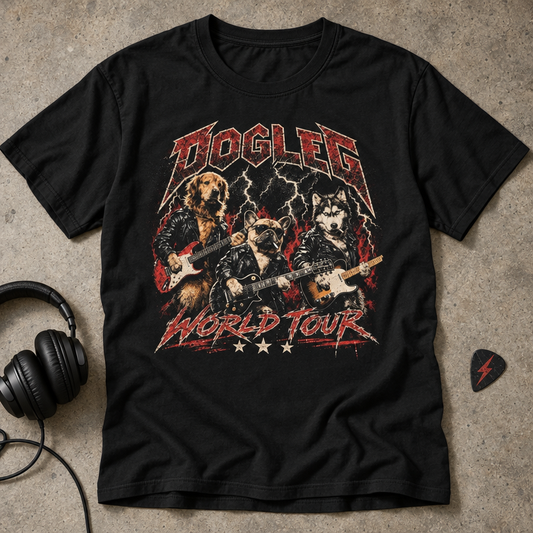 T-Shirt Golden Bulldog Français Husky "World Tour"