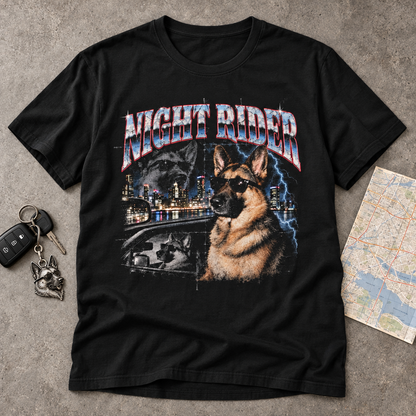 Night Rider Dog T-Shirt
